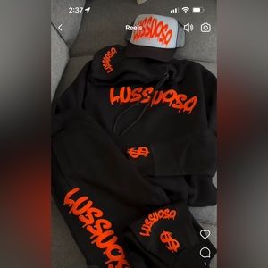 Custom sweatshirt and hat
